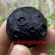1pcs Natural Obsidian Ball Quartz Crystal handworkmeteorite Sphere healing 35mm picture