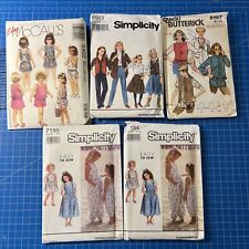 Vintage 1990s Sewing Pattern Mixed Lot Simplicity, McCall's, Butterick picture