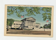 Vintage Postcard  WASHINGTON D.C.   SUPREME COURT BUILDING    LINEN   UNPOSTED picture