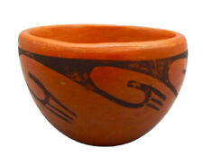Vintage Native American Acoma Pottery Bowl, c1900's Sgd Karla Poleahia GOOD picture