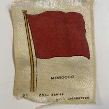 Morocco Alawi Dynasty Solid Red Flag 1666~1915 BDV Cigarette 25th Series 1910 picture