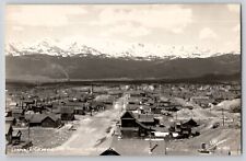Aerial Birdseye View Mt. Massive Leadville CO RPPC Sanborn Photo Postcard W-1912 picture