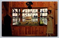 Bottle Window Time Was Village Museum Mendota Illinois Vintage Unposted Postcard picture