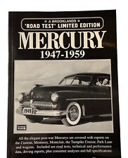 Book MERCURY 1947 - 1959 A Brooklands Road Test Limited Edition picture