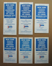 PENN CENTRAL issued AMTRAK Public Timetables: Lot of 6 East-West Forms, 1971-72 picture