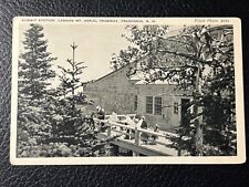 SUMMIT STATION CANNON MT. AERIAL TRAMWAY FRANCONIA NEW HAMPSHIRE POSTCARD picture