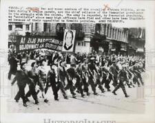 1949 Press Photo Members of the Workers Militia parade in Prague - afa11923 picture