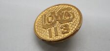 WWI Era 1920s Iowa Guard 113th Infantry Regiment Enlisted Collar Disc RARE picture