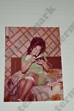 candid pretty woman green dress nylons VINTAGE PHOTOGRAPH  Hb picture