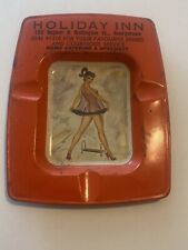 Vintage Metal Pin up Ashtray Holiday Inn Georgetown.Ex Condition picture