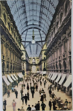Galleria Vittorio Emanuele Milan Italy Shopping Center Postcard Divided Back picture