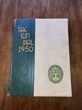 Woodbury High School Yearbook 1950. Woodbury New Jersey. “The Sun Dial“ picture