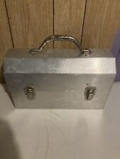 Vintage L. May Mfg Aluminum Miners Lunchbox Pail - Sudbury Ontario Canada picture
