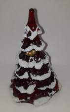 VINTAGE FENTON RUBY RED ART GLASS SQUIRREL CHRISTMAS TREE $64.99 picture
