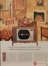 1974 RCA Victor Color TV Solid Copper Circuit Print Ad picture