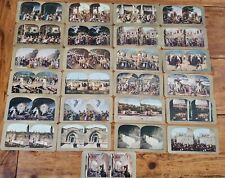 Antique 1902 Perfecscope  Viewing Cards. Complete Set Jesus Christ Historical.  picture