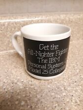 Vtg All Nighter Coffee Mug IBM Personal Computer System 2 Model 25 Collegiate  picture