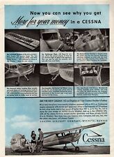 1946 Cessna 140 Airplane Original Color Print Ad  picture