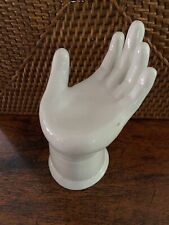 Large Ceramic White Hand  with Palm Up (OA) picture