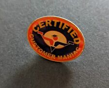 Vintage Pizza Hut Certified Customer Maniac Pin picture