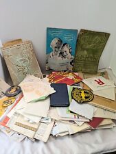 Huge Lot of Vintage & Antique Ephemera, Booklets, Telegrams, Air Mail, etc. picture