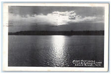 1948 Sunset Point Lodge Little St. Germain Lake Eagle River WI Postcard picture
