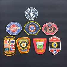 Lot of 8 Fire Rescue Dept. Patches FD EMS Department Mixed Bundle Set 2 picture