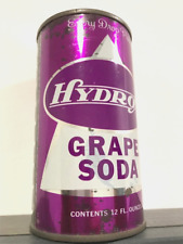 Hydrox Grape Soda Can-EMPTY 12oz Pop CAN, Flat Top Can, A.A. Bottling Chicago picture