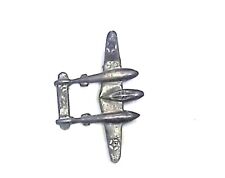 WWII EARLY FIGHTER PILOT PRODUCTION STERLING PIN WAR WORKER AWARD AIRPLANE USAAF picture