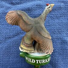 Vintage Wild Turkey Bourbon Whiskey Ceramic & Plastic Bottle Stopper Pourer Cork picture