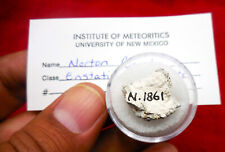 3.51 gram - NORTON COUNTY AUBRITE METEORITE - NUMBERED w/copy of UNM card picture