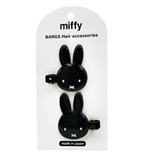 New JAPAN Miffy Bangs Clip Rabbit BLACK Ears Hair Bang 2pcs Accessory Decoration picture