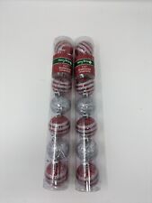 2 Tubes Merry Brite 7ct Total 14 Shatterproof Christmas Ornaments 1.96