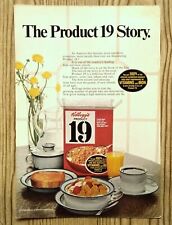 1972 Kelloggs Product 19 Cereal Breakfast Tray Photo Vintage Magazine Print Ad picture