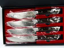 4 Pc - 67 Layers Damascus steak knife set by REBEX with Rosewood Handle ($300) picture