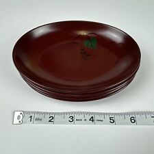 Vintage 4 Japanese Lacquerware Handmade Plates Harumi Made In Japan Dishes Nice picture