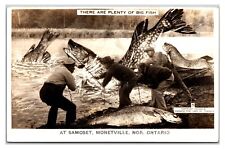 VTG 1940s - Samoset, Monetville, Ontario - Canada Postcard (Posted 1946) RPPC picture