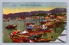Wangchai Bay HONG KONG Antique Postcard China ~1910s picture