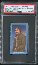 2022 Topps 206 Star Wars Blue Star Field Cassian Andor PSA 10 picture
