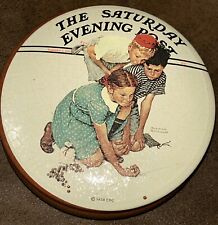 Vintage Saturday Evening Post Collector's Series 1 Norman Rockwell Decor Tin picture