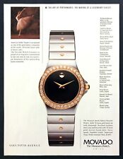 1996 Ballerina Susan Jaffe Movado Sports Edition Watch photo vintage print ad picture
