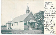 New York-NY-Long Island-Lynbrook-Christ Church-Antique Postcard picture