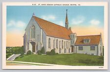 Bristol Virginia, St Ann's Roman Catholic Church, Vintage Postcard picture