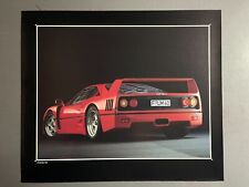 Ferrari F40 Coupe Print, Picture, Poster - RARE Awesome Frameable L@@K picture