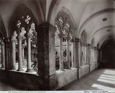 Stengel, Hrvatska, Dubrovnic, Dominican Church Cloister vintage photo  picture
