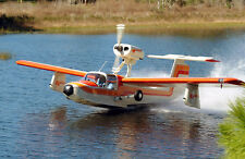 TSC-1 Teal Thurston Amphibian Airplane Desktop Wood Model Big New picture