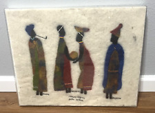 MANUKA CRAFTS South Africa Handwoven Karakul & Mohair Wool Xhosa Ndebele Basotho picture