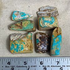 Natural Royston Ribbon Turquoise Rough Stone Nugget Slab Gem 122 Gram Lot 27-15 picture