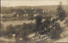 Hallowell Maine ME Ferry Road General View c1910 Real Photo Postcard picture