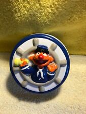 Vintage Ernie Ceramic Trinket Box Jim Henson Muppets Sailor Boat FR/SHP picture